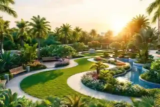 Landscaped Garden at Sheth Mulund